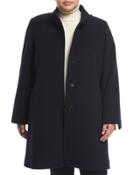 Stand-collar Walker Coat,