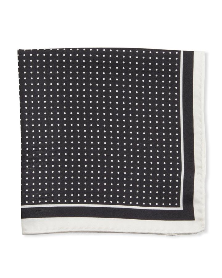 Dot Silk Pocket