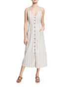 Long Sleeveless Woven Dress