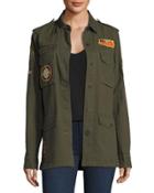 Army Patch Cotton Jacket