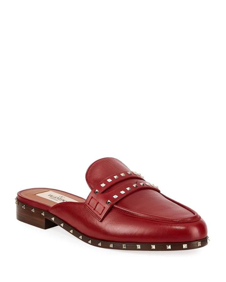 Rockstud Leather Penny Keeper