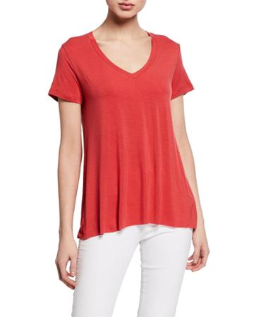 Extrafine Short-sleeve V-neck