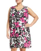 Iban Floral-print Shift Dress,