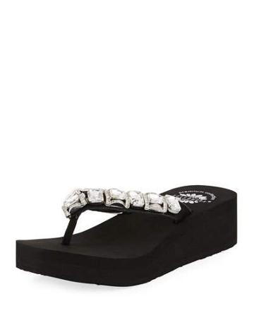 Luciana Embellished Platform Wedge