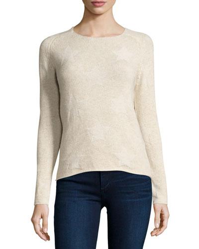 Cashmere Star-print Pullover