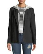 Blazer W/ Removable Hoodie Bib