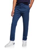 Men's Tapered-fit Tonal Check