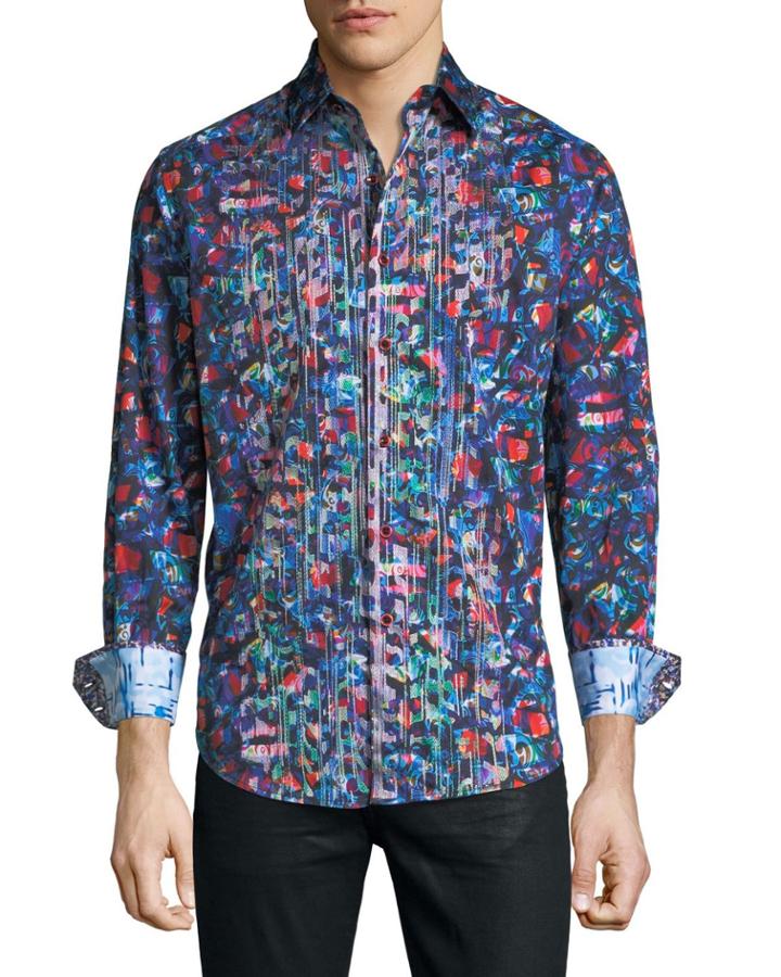 Classic-fit Sibley Abstract-print
