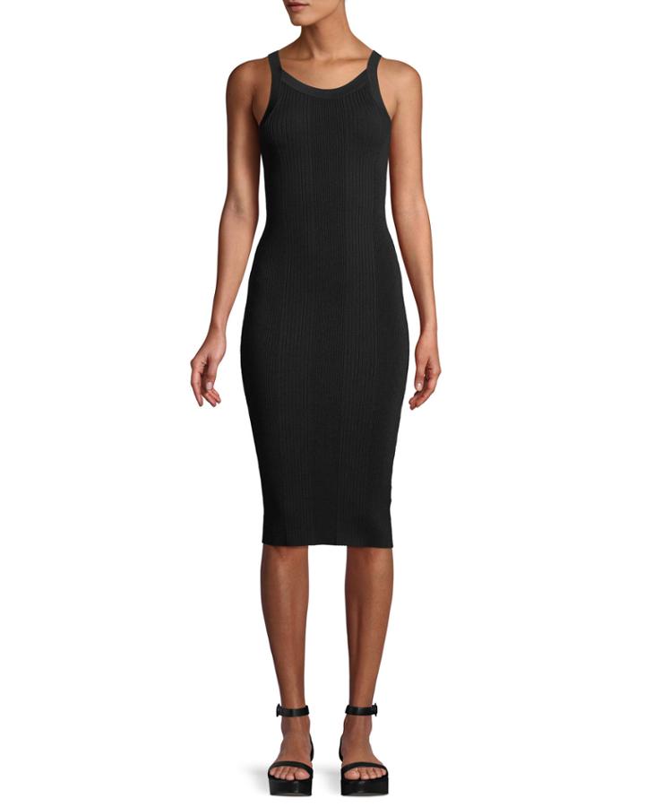 Ribbed Strappy-back