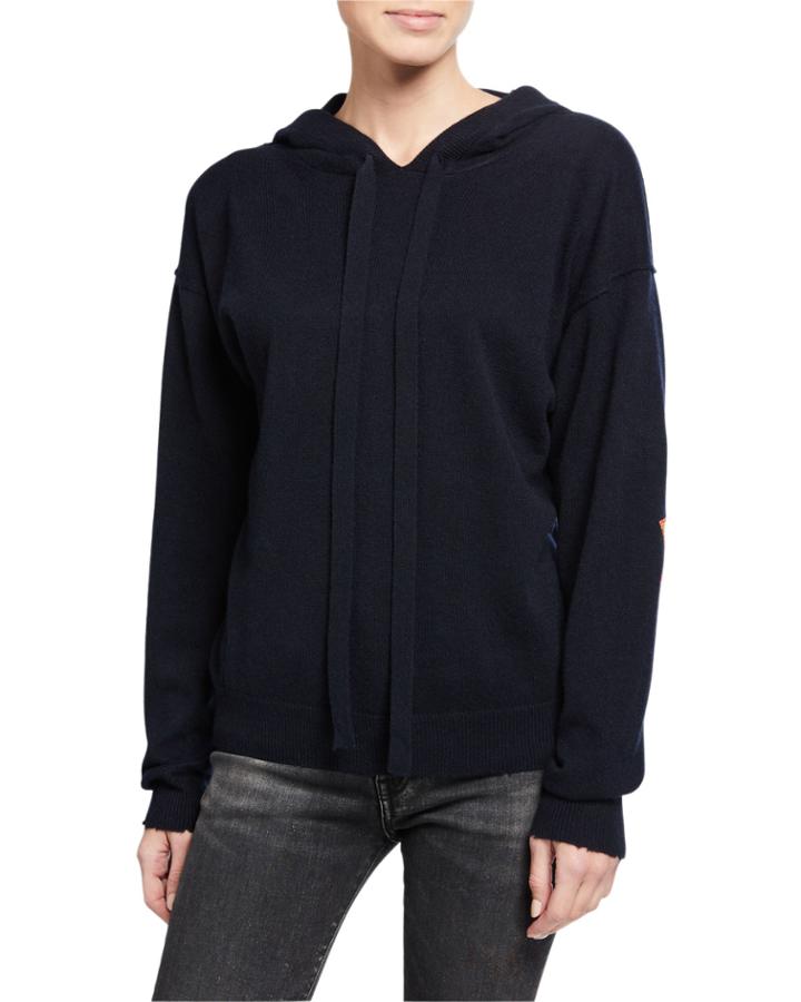 Nox Elbow-patch Cashmere Hoodie