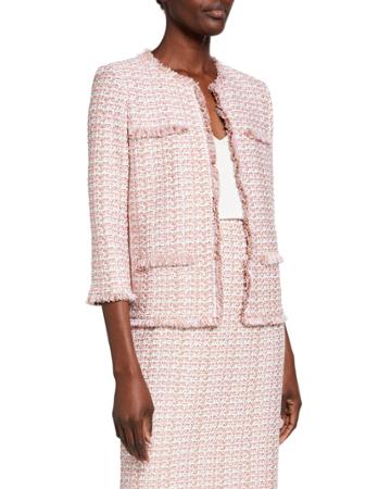 Porcelana Knit Fringe 3/4