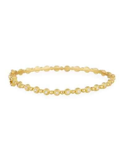 Sueno Hinged Bangle W/ Diamonds