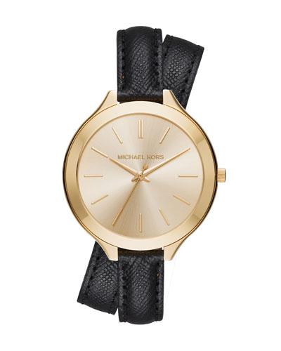 42mm Double-wrap Watch, Gold