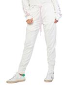 Keith Moto-style Jogger Sweatpants, White