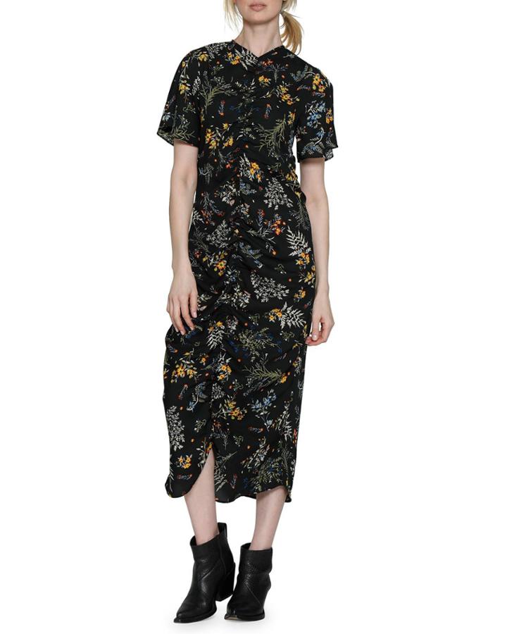 Stanley Floral-print Crepe Dress
