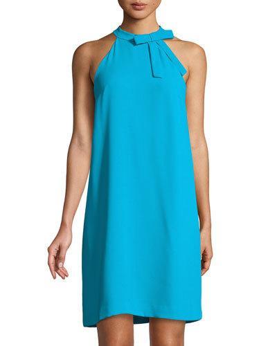 Halter Neck-bow Sleeveless