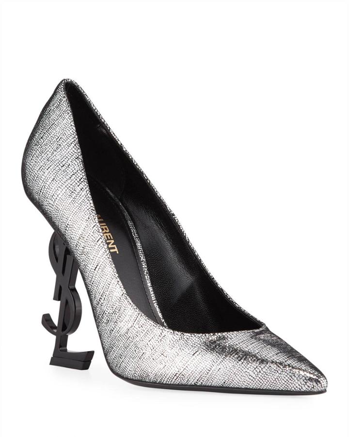 Opyum Metallic Leather Ysl Pumps