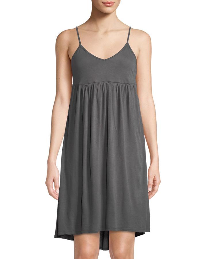 High-low Sleeveless Jersey Dress