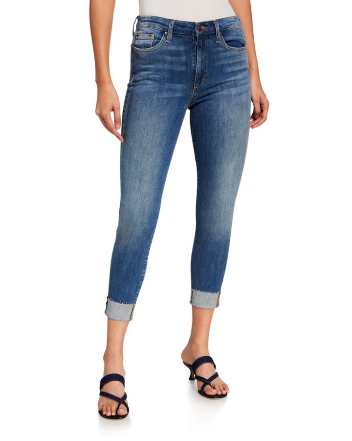 The Charlie Cropped Raw Hem Jeans