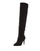 Zanna Slouchy Suede Over-the-knee Boots