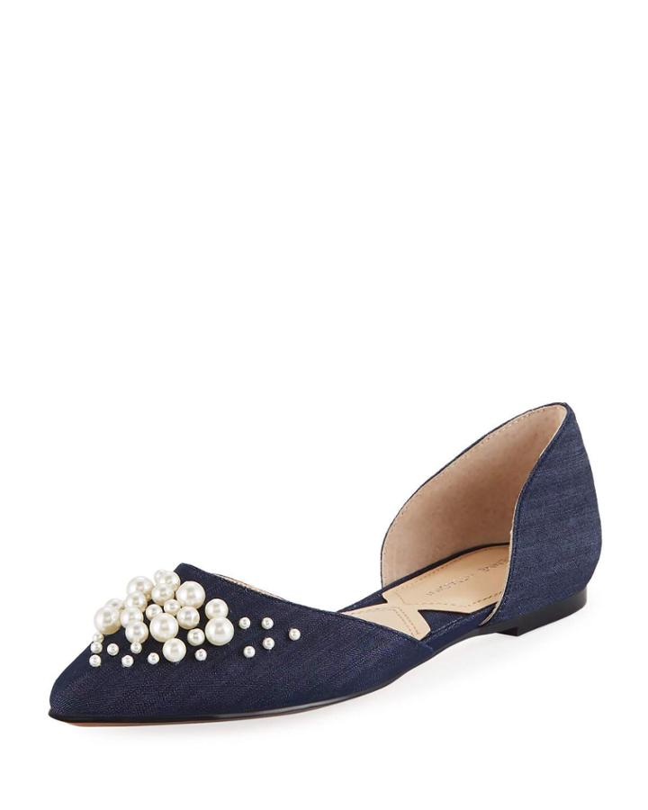 Fizzi D'orsay Pearly Flat