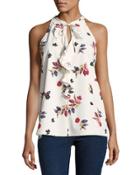 Sleeveless Scattered Bouquet Top