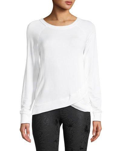 Karma Faux-wrapped Tee