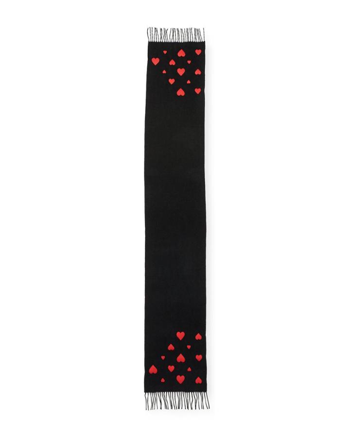 Cashmere Falling Hearts Jacquard