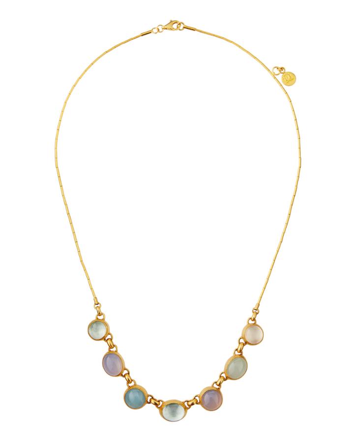 Amulet Hue 24k Front-station Necklace