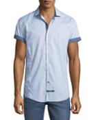 Classic-fit Micro-bow Short-sleeve