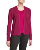 Wool Crepe Sleeve Detail Cardigan
