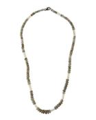 Long Labradorite Beaded Necklace