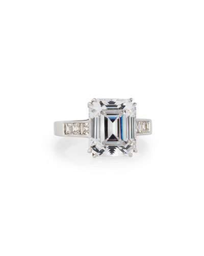 Asscher-cut Cz Ring