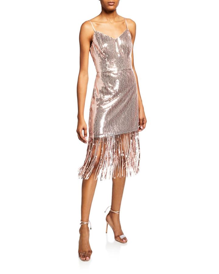 Sequin Fringe Dress