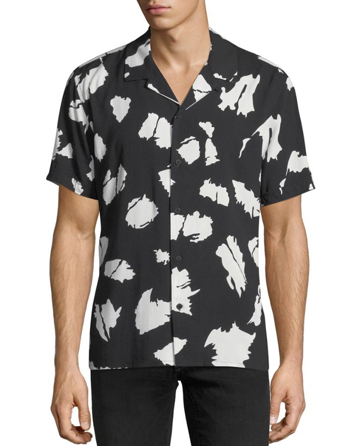 Splatter-paint Short-sleeve