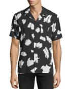 Splatter-paint Short-sleeve