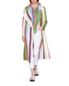 Memphis Glass Striped Raincoat