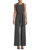 Jade Pinstripe Jumpsuit
