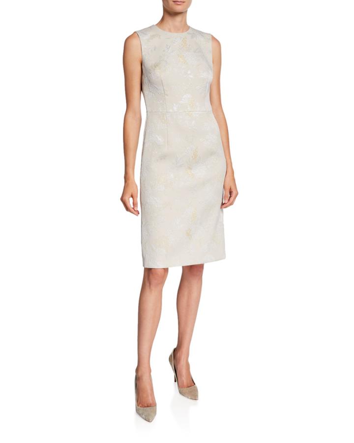 Metallic Jacquard Sleeveless