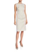Metallic Jacquard Sleeveless