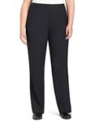 Plus Size Menswear Straight-leg Stretch-wool Pants