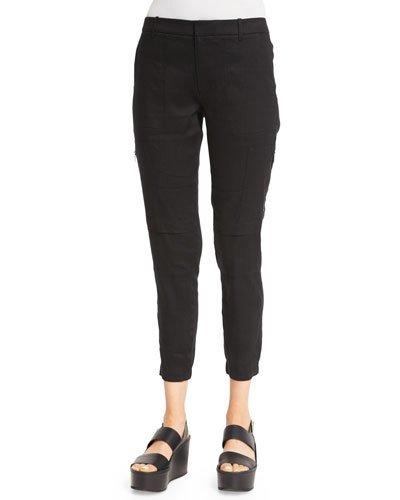 Stretch-linen Cargo Pants