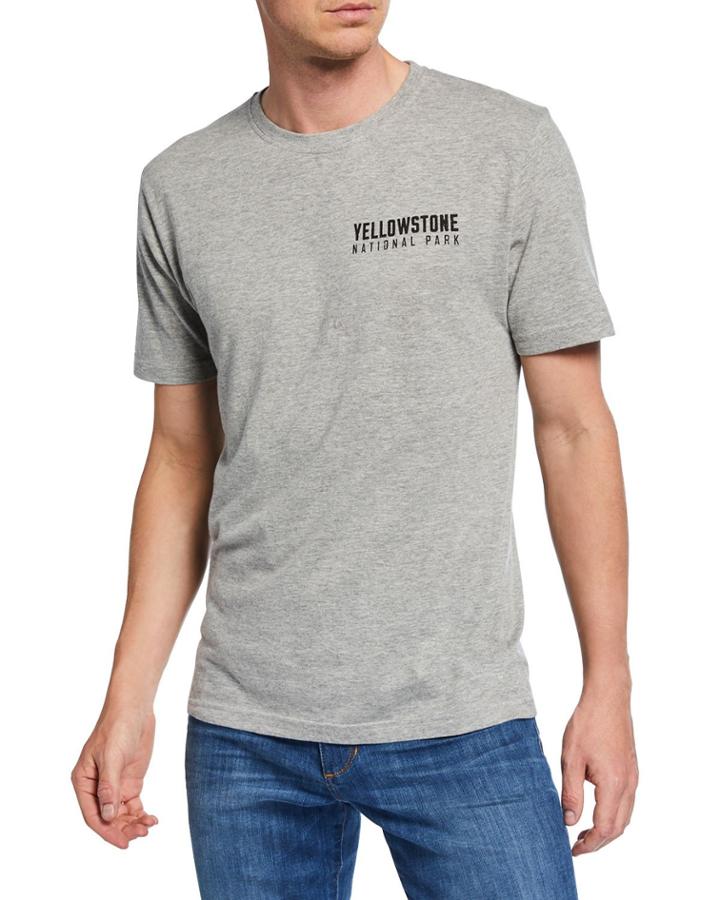 Men's Yellowstone National Park Printed T-shirt