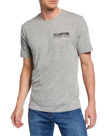 Men's Yellowstone National Park Printed T-shirt
