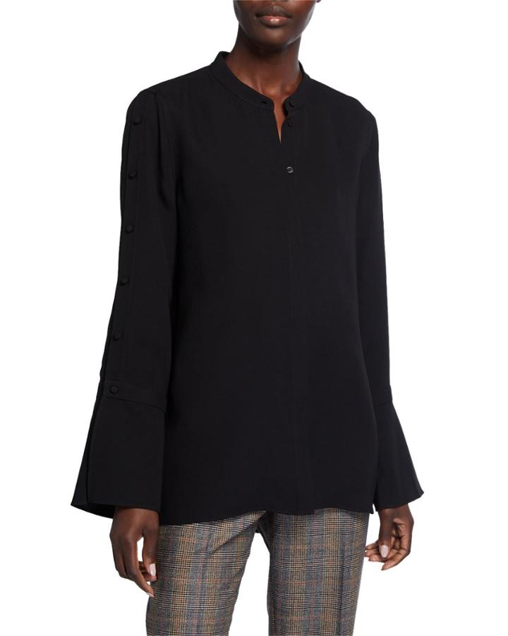 Nicolette Silk Double Georgette Blouse