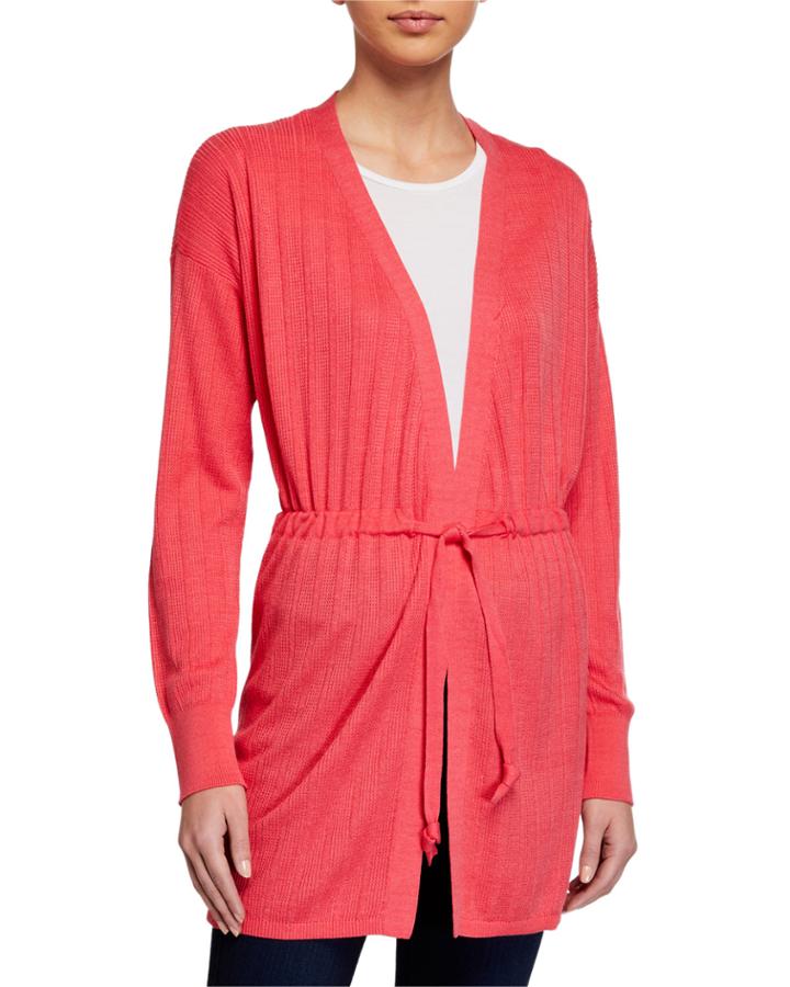 Duster Waist Tie Cardigan