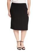 Nouveau Crepe Twill Revelin Skirt, Black,