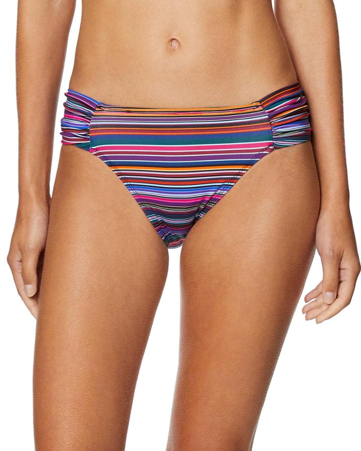 Fine Line Ruched Bikini Bottom