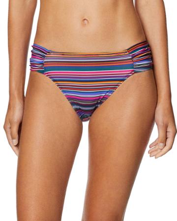 Fine Line Ruched Bikini Bottom