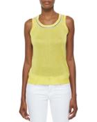 Bead-trim Shell, Yellow,